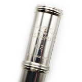 Haynes Q2 #6527 - Sterling Silver Tubing, Offset G, Split E Mechanism, B Footjoint, 14K Gold Riser
