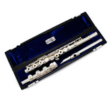 Haynes Q2 #6527 - Sterling Silver Tubing, Offset G, Split E Mechanism, B Footjoint, 14K Gold Riser