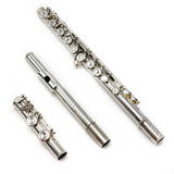 Haynes Commercial #7697 - Solid silver, closed hole keys, offset G, C footjoint