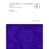 Concerto en sol majeur (deux flûtes)