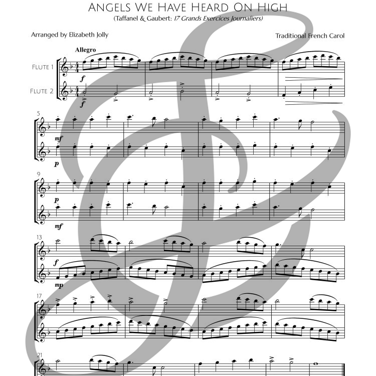 Jolly Jingles (Two Flutes)