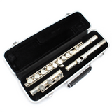 Jupiter 710A Flute #AD60731 - Silver Plated, Offset G, C Footjoint, Closed Hole Keys