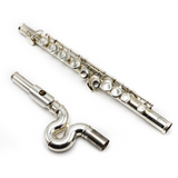 Jupiter 700WD #AD64436 - Silver Plated, Offset G, Assisted Fingerings, D Footjoint, Waveline Headjoint