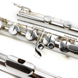 Jupiter Bass Flute 1000 #BD01815 - Silver Plated, C Footjoint