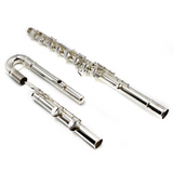 Jupiter Bass Flute 1000 #BD01815 - Silver Plated, C Footjoint