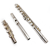 Jupiter 1000RBO #CD08028 - Sterling Silver Headjoint, Offset G, B Footjoint