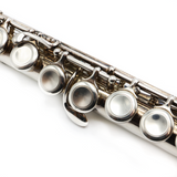 Jupiter 507S #G48013 - Silver Plated, Offset G, Closed Hole Keys, C Footjoint