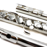 Flauta alto Jupiter 1100E #VD01365 - Cabeza recta de plata esterlina, mecanismo de Mi dividido