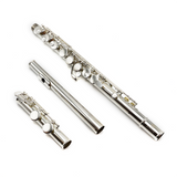 Flauta alto Jupiter 1100E #VD01365 - Cabeza recta de plata esterlina, mecanismo de Mi dividido