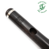 Cabeza de flautín Keefe n.º B-35-003: madera de granadilla, corte moderno