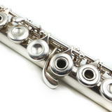 King Flute #355734 - Silver Plated, Offset G, C Footjoint, Closed Hole Keys