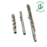 Lamberson Flute #376 - Sterling silver flute, inline G, B footjoint, Drelinger No-Slip-Lip Headjoint