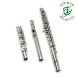 Landell Flute #158 - Solid silver, inline G, split E mechanism, C# trill key, B footjoint