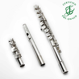 Lopatin SquareONE Model Flute #15 - Silver flute, offset G, split E mechanism, C# trill key, closed-hole keys, C footjoint