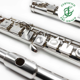 Lopatin SquareONE Model Flute #15 - Silver flute, offset G, split E mechanism, C# trill key, closed-hole keys, C footjoint