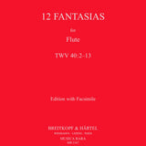 12 Fantasias, TWV 40:2-13 (Flute Alone)