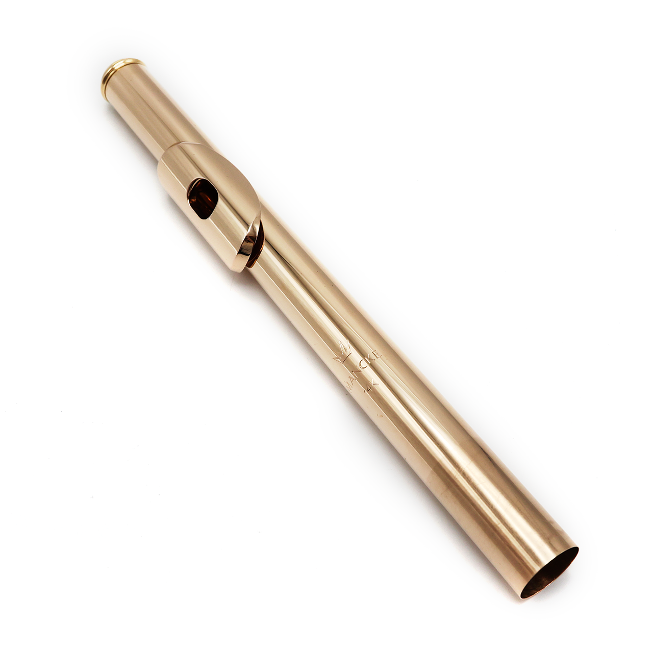 Mancke Headjoint #A201 - 14K Gold, 18K Crown Assembly