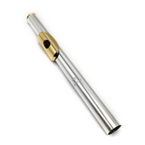 Mancke Headjoint #U-L35-002 - Sterling Silver, 21.5K Gold Lip Plate and Riser, 18K Gold Crown
