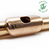 McCanless #118 - 10K gold flute, inline G, C# trill key, B footjoint