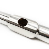 Miyazawa Flute 602 #110559 - Britannia Silver Tubing, Offset G, Split E Mechanism, C# Trill Key, D# Roller, B Footjoint, Heavy Wall, 14K Gold Riser