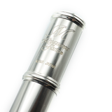Miyazawa 402 Flute #114855 - Sterling Silver Tubing, Offset G, Split E Mechanism, C# Trill Key, D# Roller, B Footjoint, 14K Gold Riser