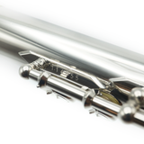Miyazawa 402 Flute #114855 - Sterling Silver Tubing, Offset G, Split E Mechanism, C# Trill Key, D# Roller, B Footjoint, 14K Gold Riser