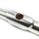 Miyazawa 402 Flute #114855 - Sterling Silver Tubing, Offset G, Split E Mechanism, C# Trill Key, D# Roller, B Footjoint, 14K Gold Riser