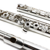 Miyazawa 602 #115588 - Britannia Silver Tubing, Offset G, Split E Mechanism, C# Trill Key, D# Roller, B Footjoint, Heavy Wall, 14K Gold Riser