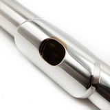 Miyazawa 602 #115588 - Britannia Silver Tubing, Offset G, Split E Mechanism, C# Trill Key, D# Roller, B Footjoint, Heavy Wall, 14K Gold Riser