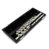 Miyazawa 602 #115588 - Britannia Silver Tubing, Offset G, Split E Mechanism, C# Trill Key, D# Roller, B Footjoint, Heavy Wall, 14K Gold Riser
