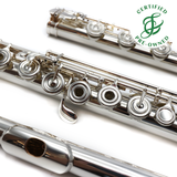 Miyazawa 602 #118708 - Britannia silver tubing, offset G, C# trill key, D# trill key, B footjoint, 14K gold riser