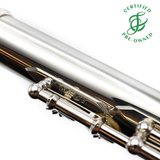 Miyazawa 602 #118708 - Britannia silver tubing, offset G, C# trill key, D# trill key, B footjoint, 14K gold riser