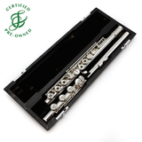 Miyazawa 602 #118708 - Britannia silver tubing, offset G, C# trill key, D# trill key, B footjoint, 14K gold riser