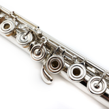 Miyazawa Cresta B #201063 - Britannia silver, offset G, split E mechanism, B footjoint, 14K gold toneholes, 14K gold riser