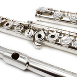 Miyazawa Classic #70053 - Sterling Silver, Offset G, C# Trill Key, B Footjoint, Platinum Riser