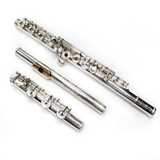 Miyazawa 202 #89467 - Sterling Silver Headjoint, Offset G, C# Trill Key, D# Roller, 9K Gold Lip Plate and Riser