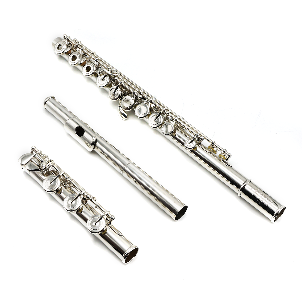 Moore Flute #530 - Solid Silver, Offset G, B Footjoint, Closed Hole Left Hand & Open Hole Right Hand Keys