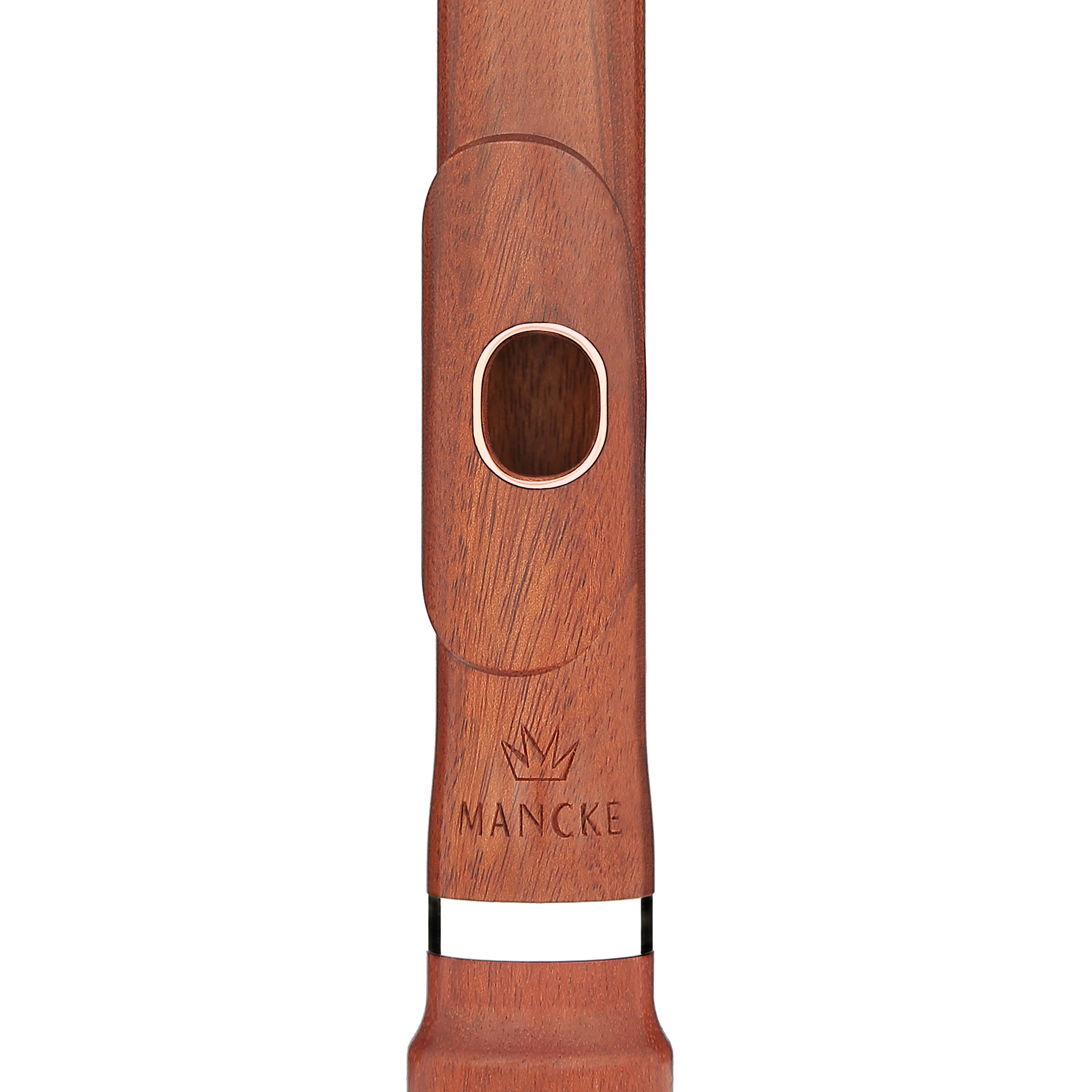 Mancke Piccolo Headjoint with 14K Gold Riser - Lip Plate style - New