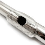 Muramatsu PTP #100504 - Platinum Clad Sterling Silver, Offset G, Split E Mechanism, C# Trill Key, D# Roller, B Footjoint, Heavy Wall, Engraved Lip Plate and Keys