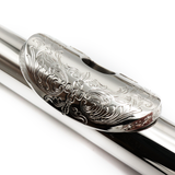 Muramatsu PTP #100504 - Platinum Clad Sterling Silver, Offset G, Split E Mechanism, C# Trill Key, D# Roller, B Footjoint, Heavy Wall, Engraved Lip Plate and Keys