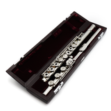 Muramatsu PTP #100504 - Platinum Clad Sterling Silver, Offset G, Split E Mechanism, C# Trill Key, D# Roller, B Footjoint, Heavy Wall, Engraved Lip Plate and Keys