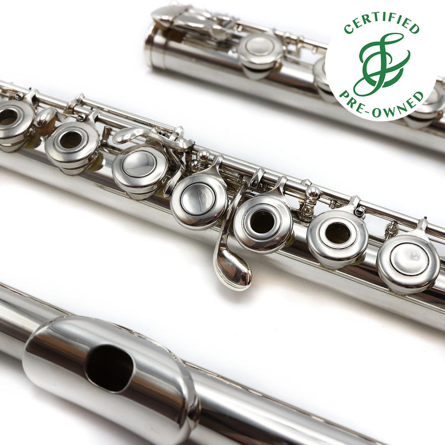 Muramatsu ST #24483 - Silver flute, offset G, split E mechanism, B footjoint