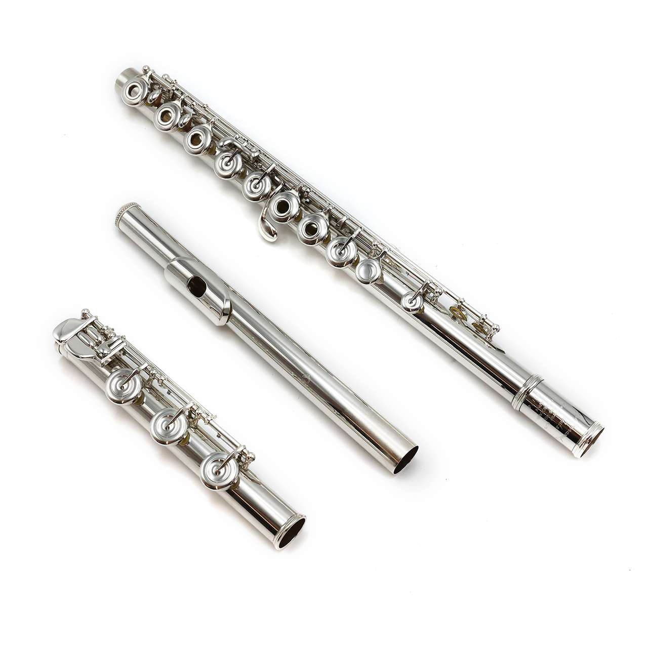 Muramatsu AD #43174 - Sterling silver, inline G, B footjoint