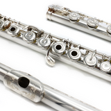 Muramatsu DS #66394 - Sterling Silver, Inline G, D# Roller, B Footjoint, Engraved Lip Plate