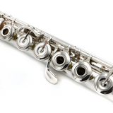 Muramatsu DS #66394 - Sterling Silver, Inline G, D# Roller, B Footjoint, Engraved Lip Plate