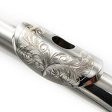 Muramatsu DS #66394 - Sterling Silver, Inline G, D# Roller, B Footjoint, Engraved Lip Plate