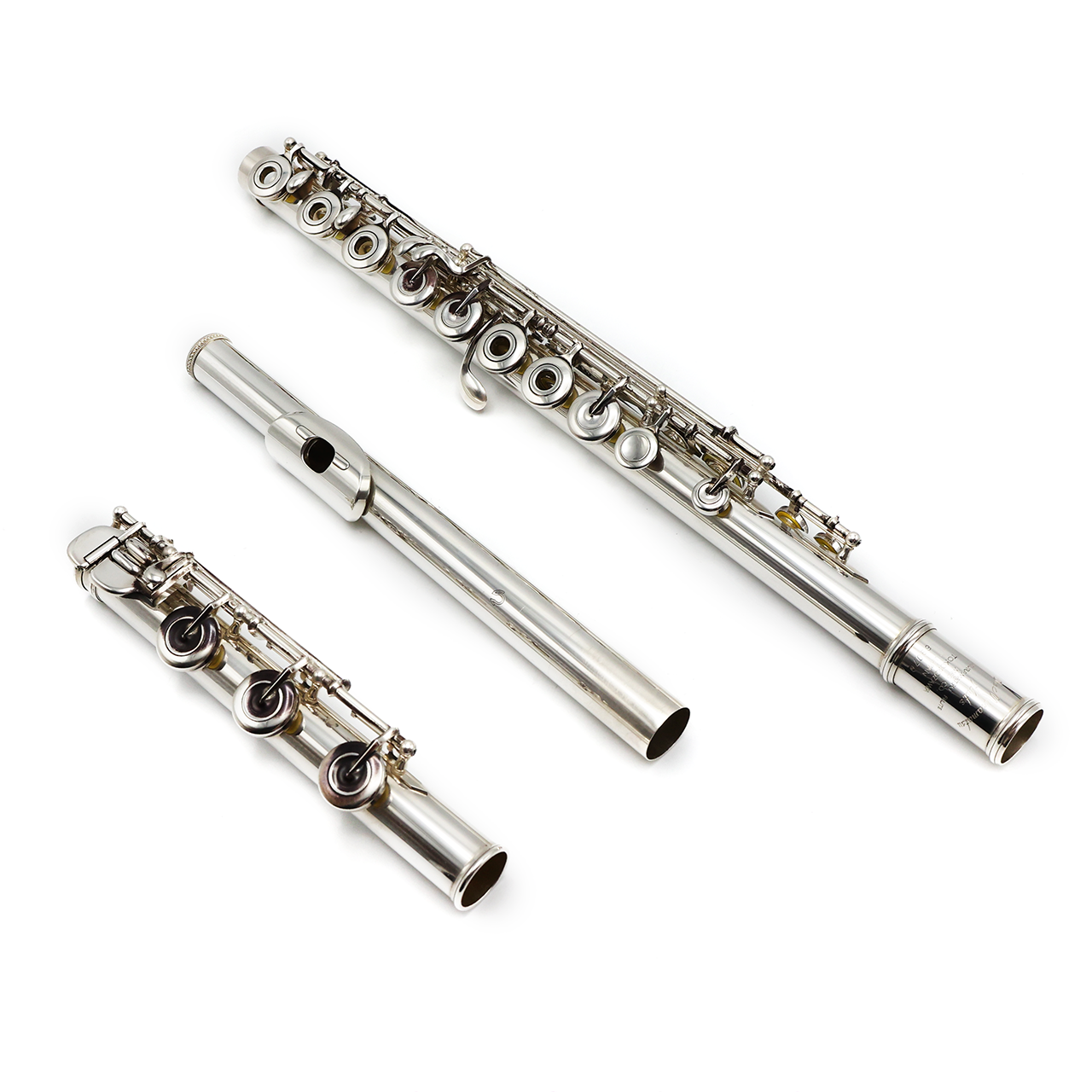 Muramatsu DS - Sterling Silver, Inline G, C# Trill Key, D# Roller, B Footjoint, Tsubasa Style