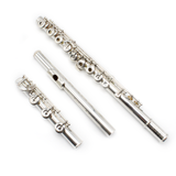 Muramatsu DS #84794 - Sterling Silver, Offset G, Split E Mechanism, D# Roller, B Footjoint, Heavy Wall, Tsubasa Style Headjoint