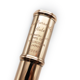 Muramatsu 14K #99062 - 14K gold tubing, 9K gold mechanism, offset G, C# trill key, D# roller, B footjoint