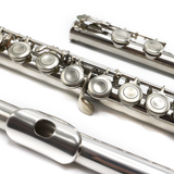 Muramatsu M-95 #G075 - Sterling Silver Headjoint, Offset G, Closed Hole Keys, C Footjoint